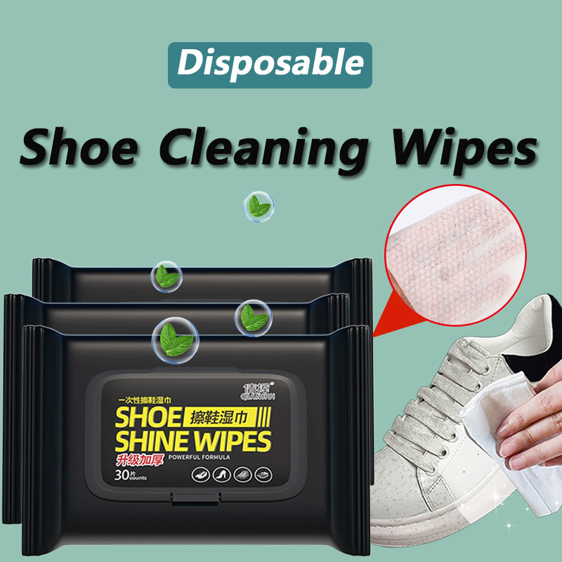 Sneaker Care - Disposable Shoe Cleaning Wipes Portable Express