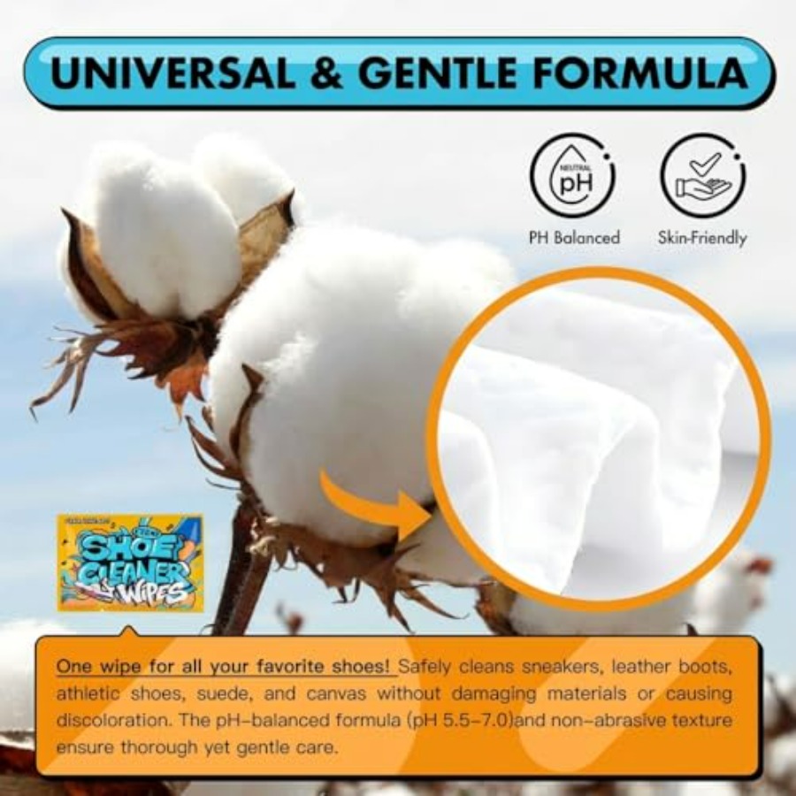 Shoe Cleaner Wipes, Shoe Clean - Sneaker Care บทวิจารณ์และราคา