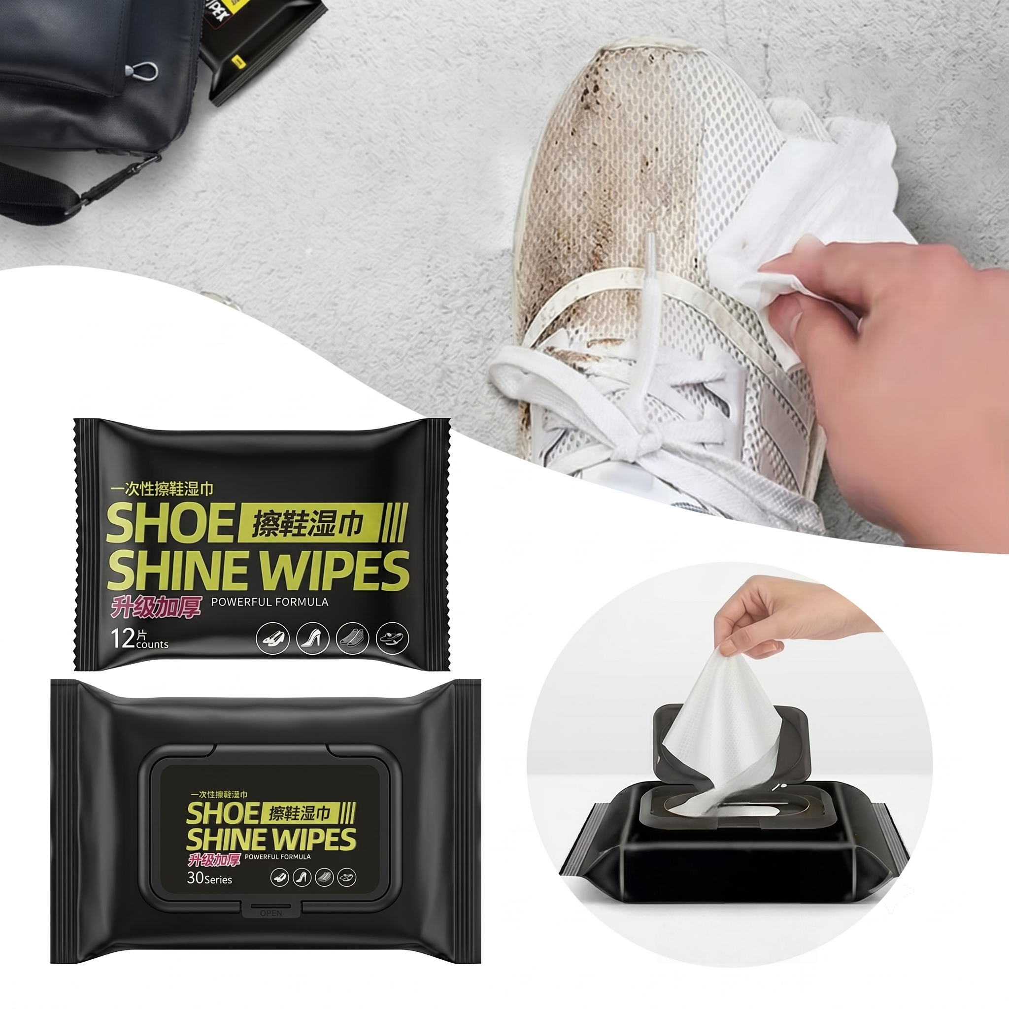 Disposable Sneaker Cleaning Wi - Sneaker Care บทวิจารณ์และราคา
