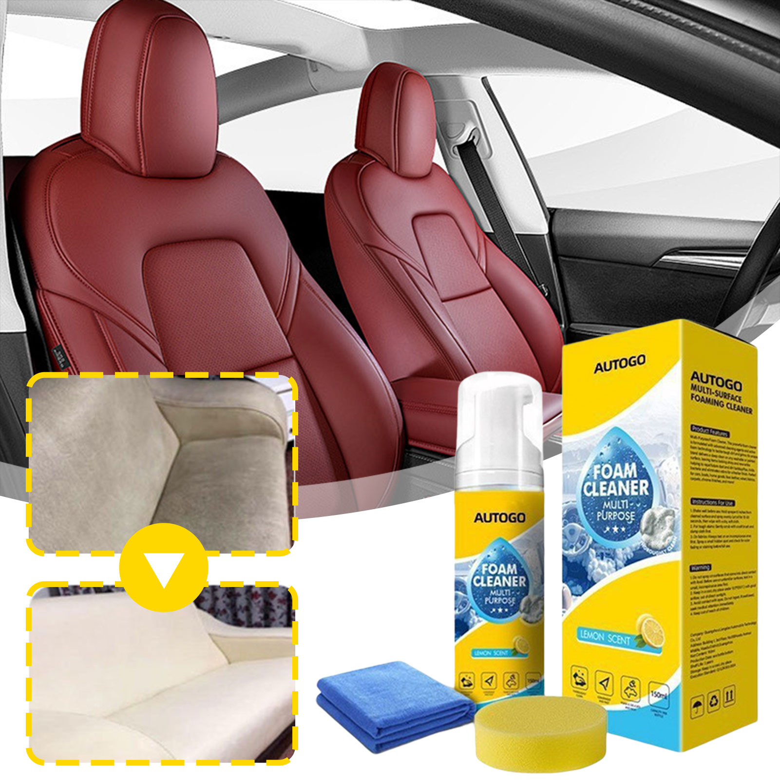 Multipurpose Foam Cleaner For  - Sneaker Care Products บทวิจารณ์และราคา