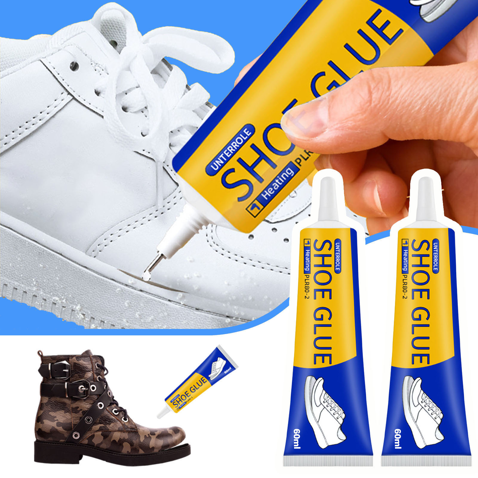 1/2/3pcs 60ml Strong Shoe Adhe - Sneaker Care บทวิจารณ์และราคา