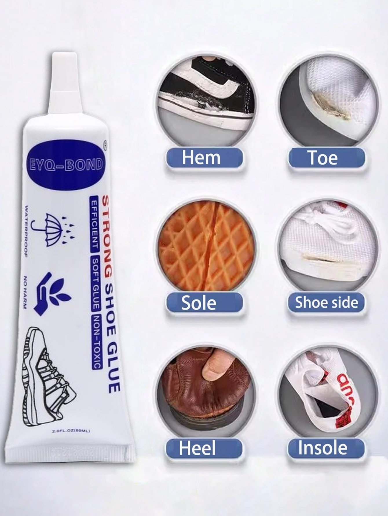 5pcs 60ml Strong Shoe Glues DI - Sneaker Care บทวิจารณ์และราคา